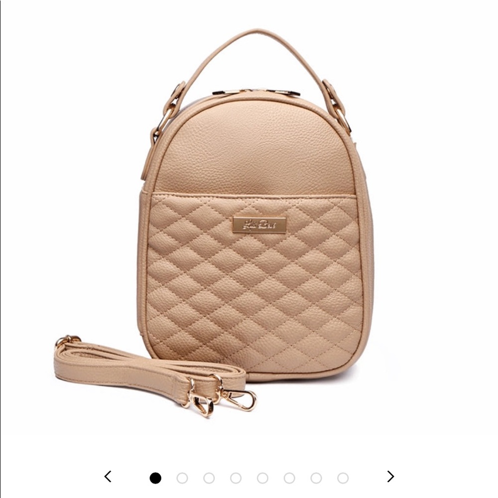 Lulibebe Monaco snack bag in sold out color Latte Brown